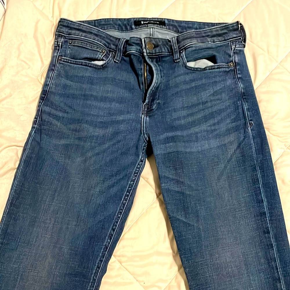Express Slim Straight Jeans
